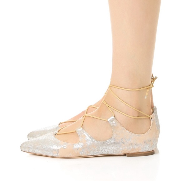 loeffler randall lace up flats